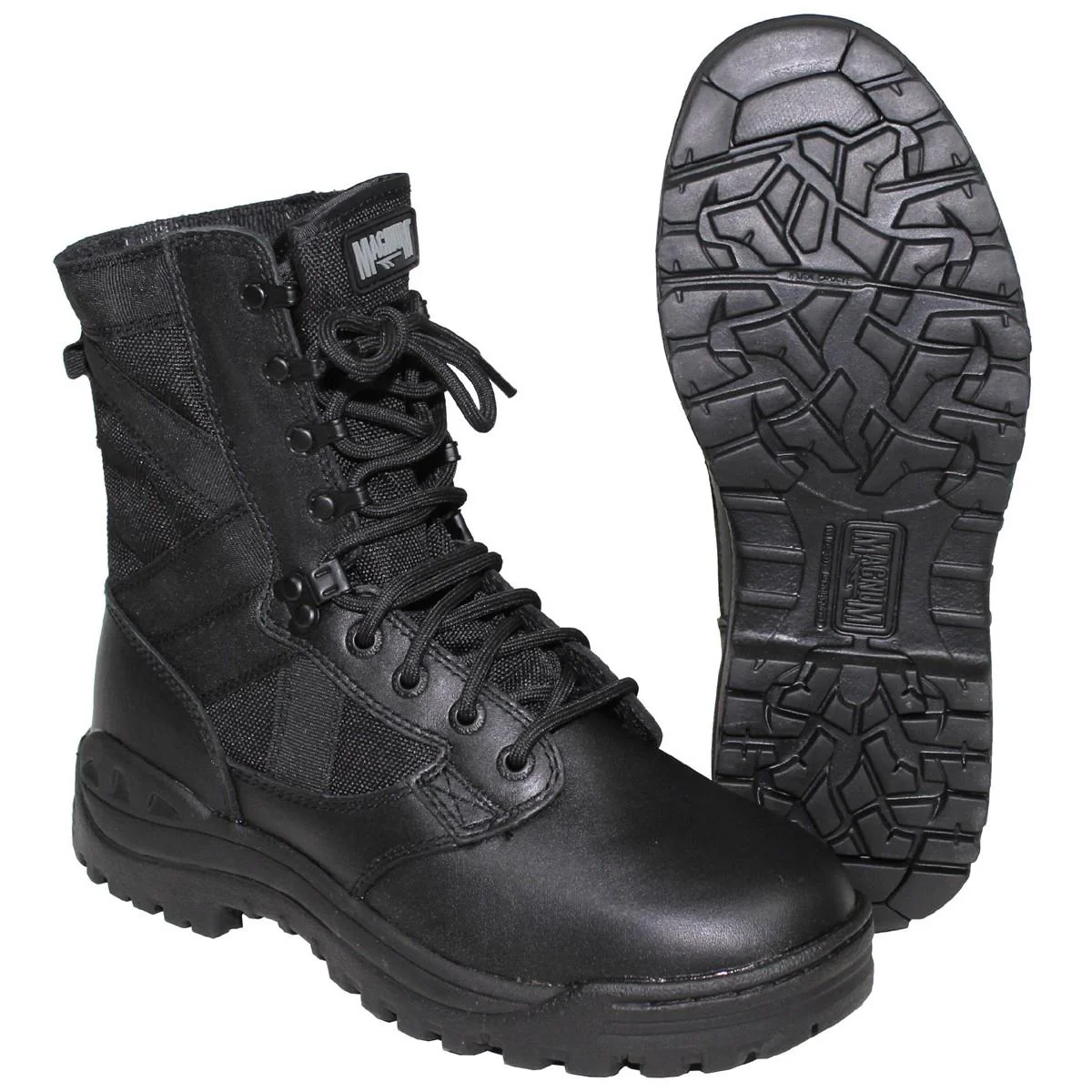 Magnum Scorpion Tactical Boots Snabbtorkande Andas Eyeley Snörning Svart