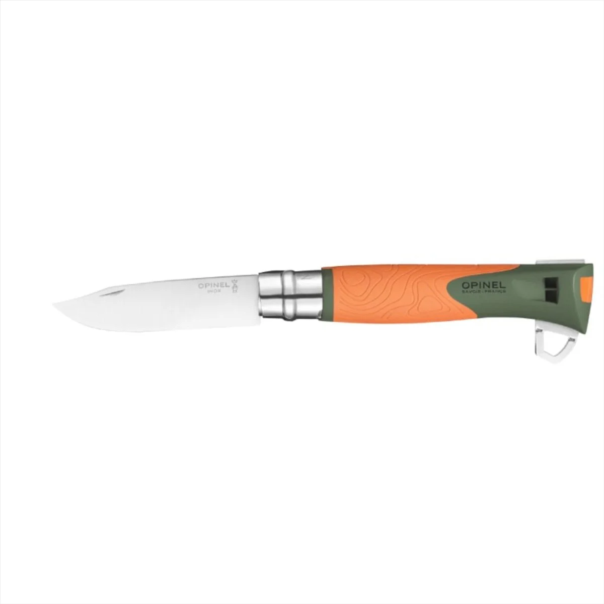 Opinel N°12 Explore Folding 10cm Fickkniv 12C27 Rostfritt stålblad