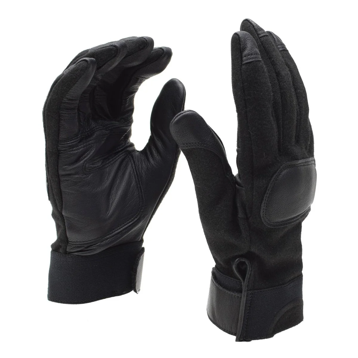 Original Dutch Army Tactical Combat Gloves Leather Palms Knuckle Protection New