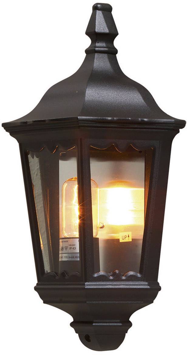 Konstsmide Firenze 7229-750 Utomhusväggbelysning Lågenergilampa, LED E27 100 W Svart