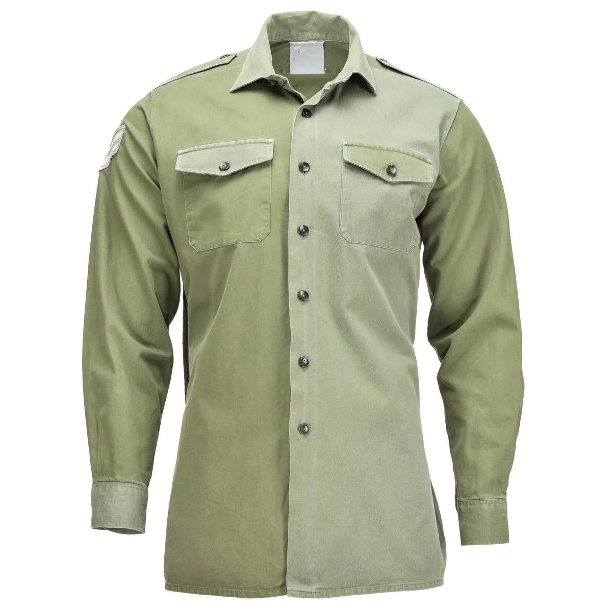 Original British Army Shirt O.D Grön militärtjänst långärmad BDU BDU