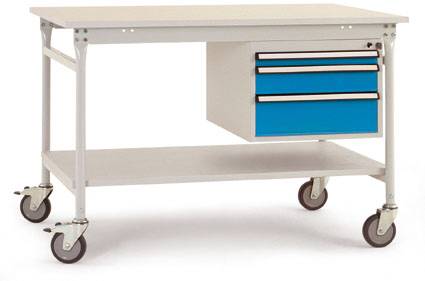 Manuflex BB5367.9006 Arbetsbordmöbel Aluminiumsilver