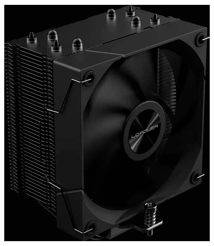 LC Power LC-CC-120-B4 CPU-kylare fläkt #####Intel® 1851, Intel® 1700, Intel® 1200, #####AMD AM5, AMD AM4