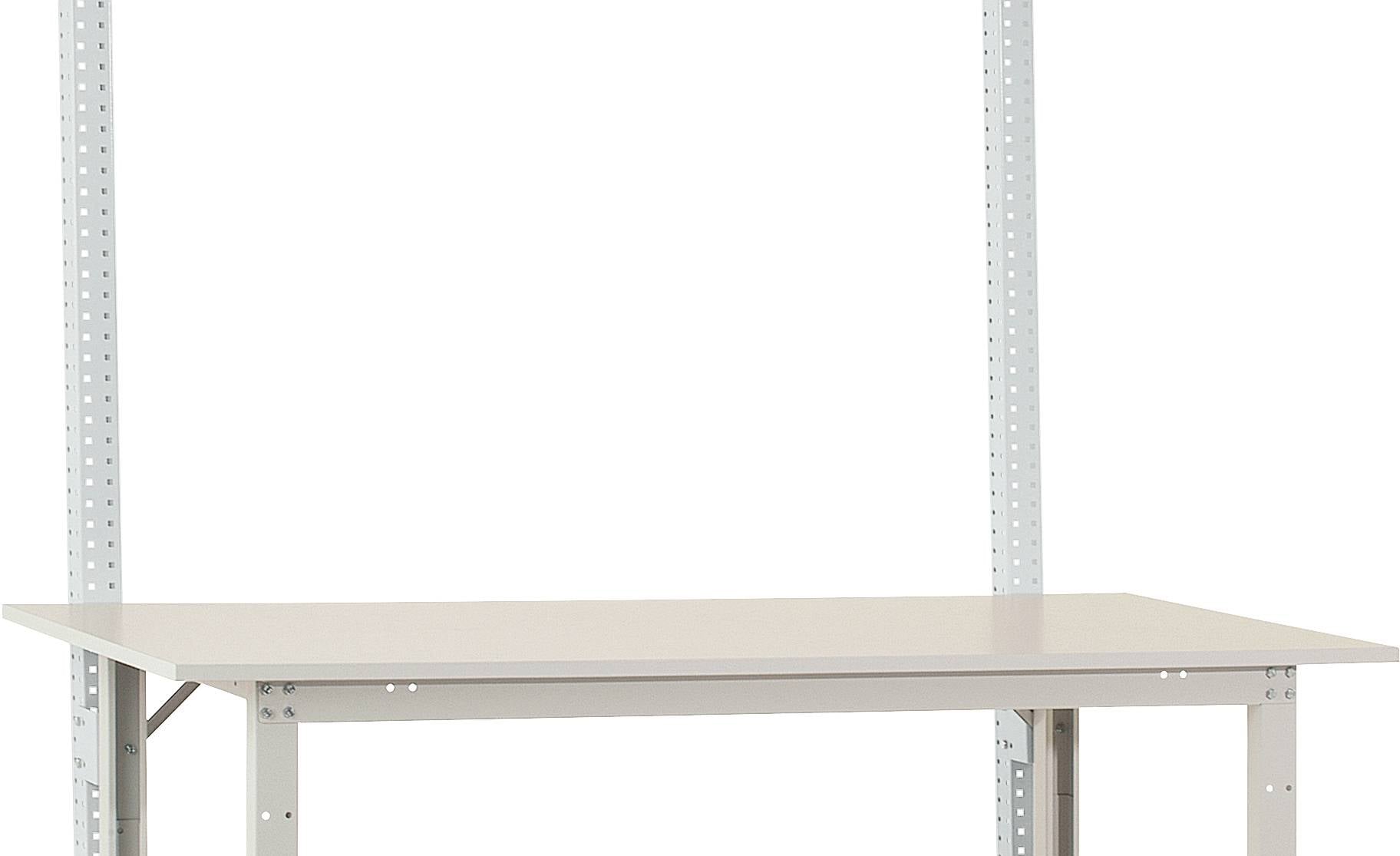 Manuflex AS1661.7035 Byggpelare i antracit RAL 7016 för alla PACKPOOL standard packbord, användbar höjd 600 mm