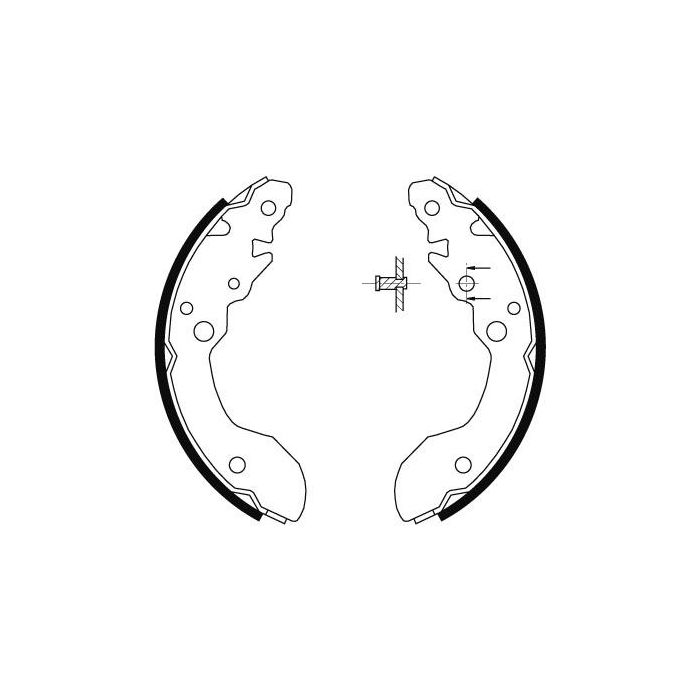 Bromsbackar ProMeister 02-BP30457