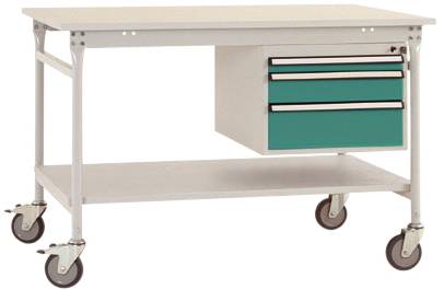 Manuflex BB5361.0001 Arbetsbordmöbel Grå, Grön