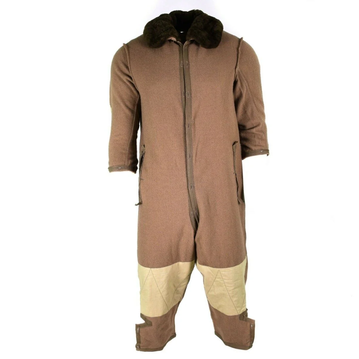 Äkta italienska arméomslagfoderdräkt foder militär total jumpsuit ny