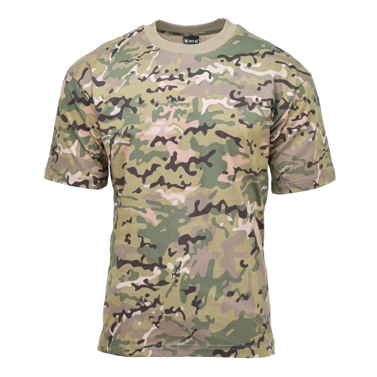 MFH U.S. Army Style T-shirt Kort ärm Operation Camo andningsbar lättvikt
