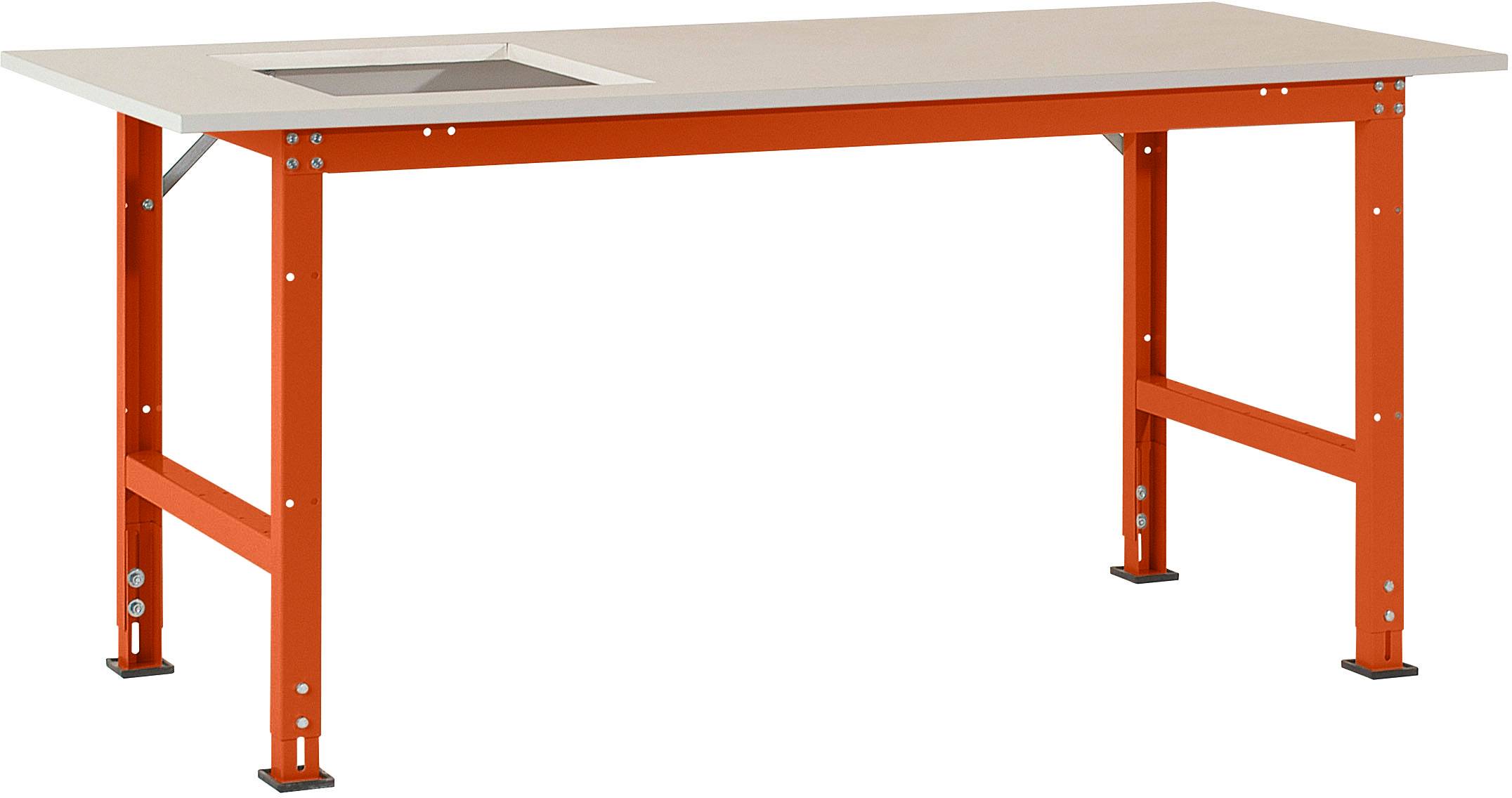Manuflex AS0041.2001 Arbetsbordmöbel Rödorange (RAL 2001)