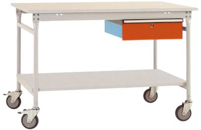 Manuflex BB5331.2001 Arbetsbordmöbel Rödorange (RAL 2001)