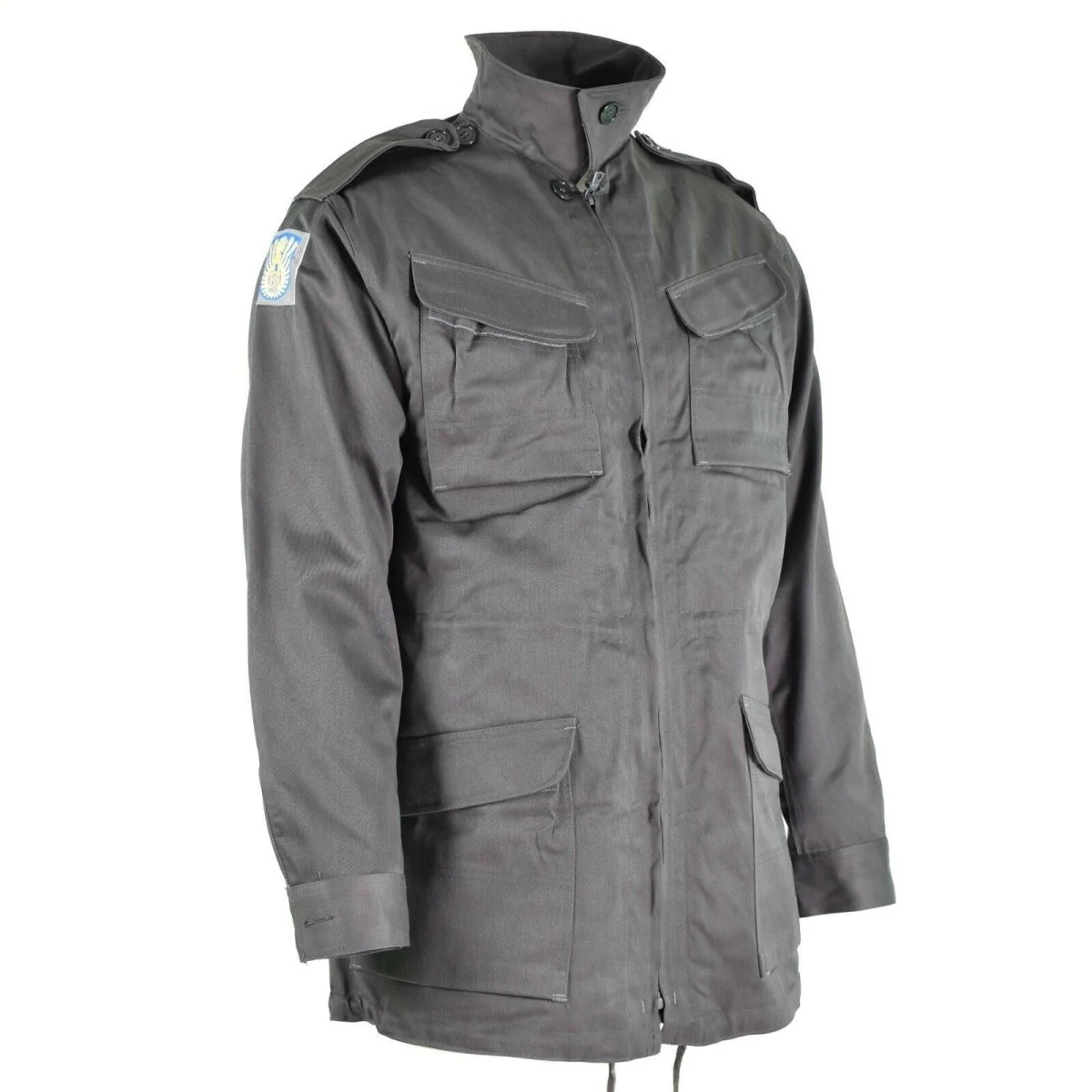 Äkta danska arméstridsjacka M71 Danmark Military Grey Field Surplus New