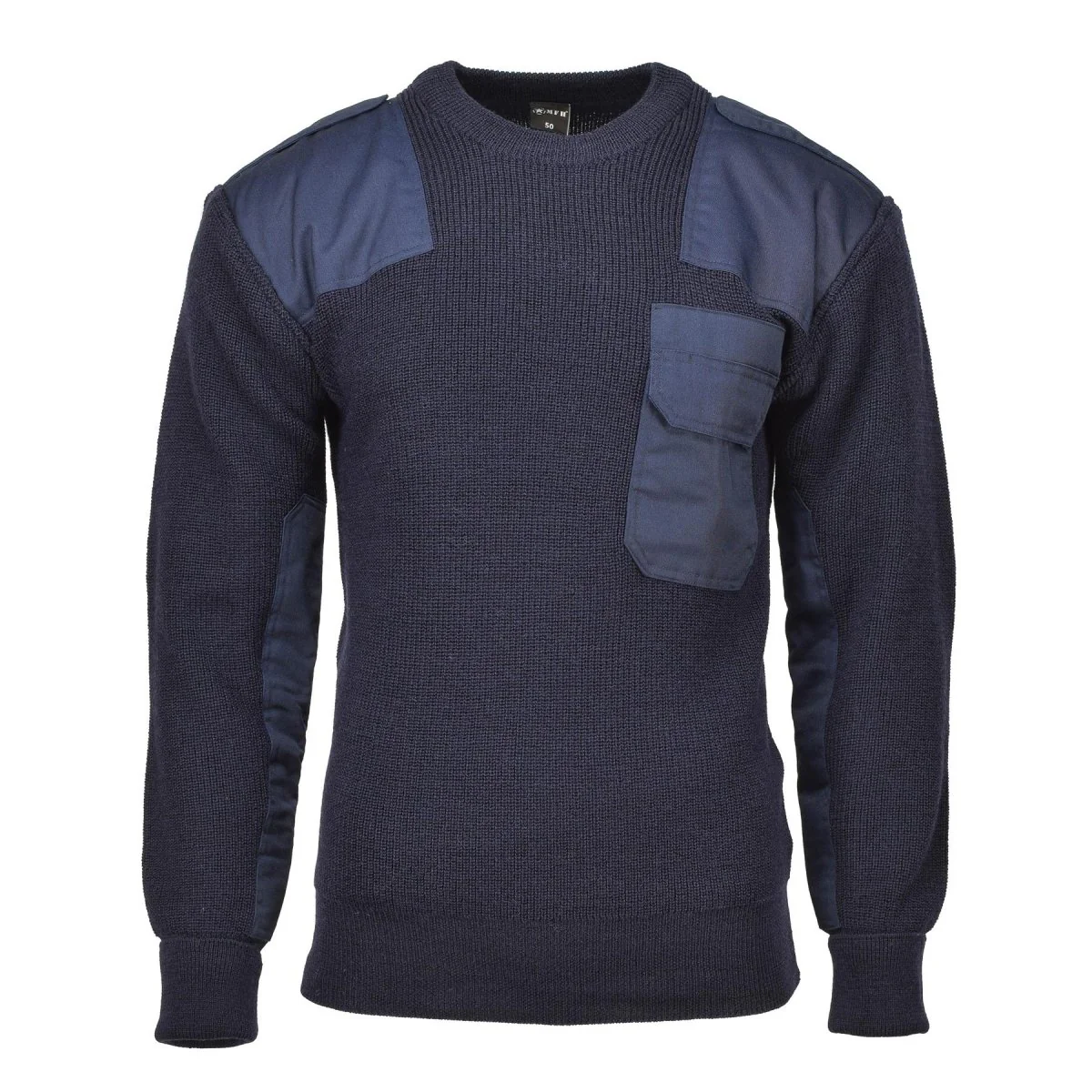 MFH Brand German Army Style Pullover Commando Jumper Bortable Blue tröja Ny