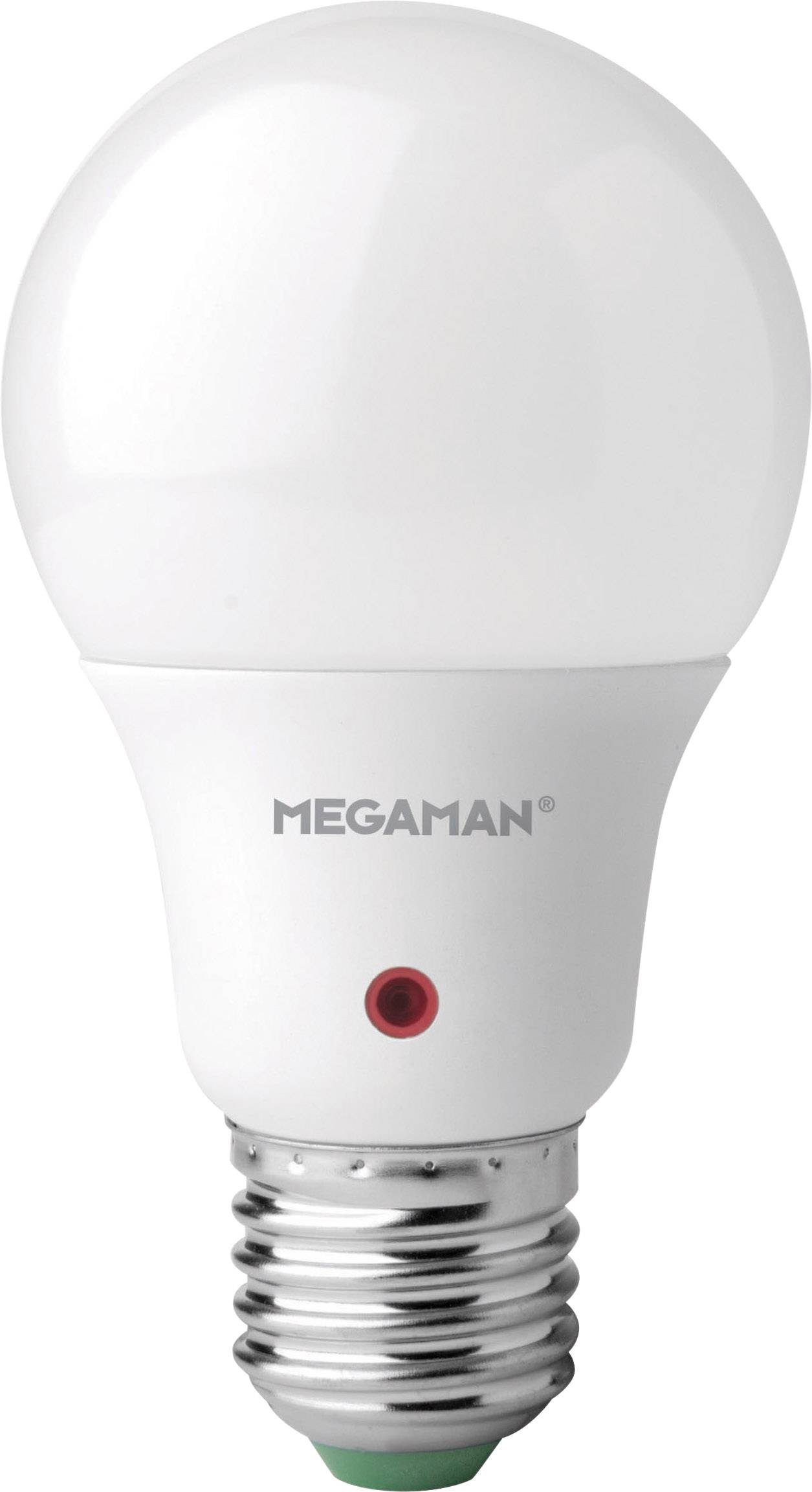 Megaman MM48532 LED-lamp EEK F (A – G) E27 Päronform 8.8 W = 60 W Varmvit (Ø x L) 60 mm x 109 mm inkl. dagsljussensor 1