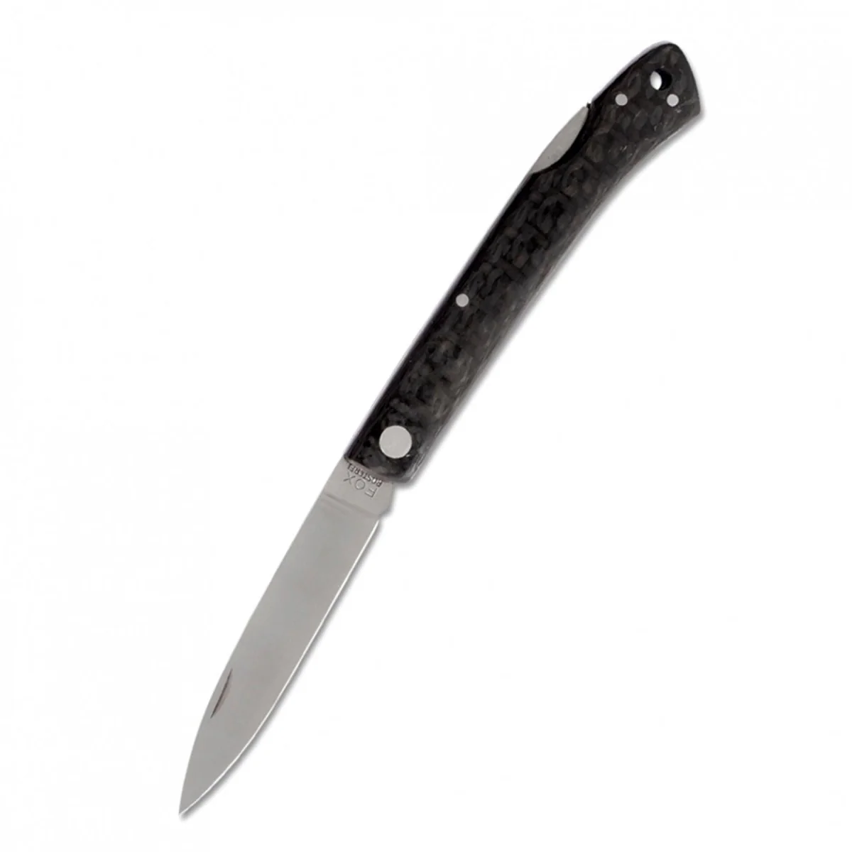 Fox Knives Brand Italy fällkniv rostfritt stål 440C Kolfiberhandtag
