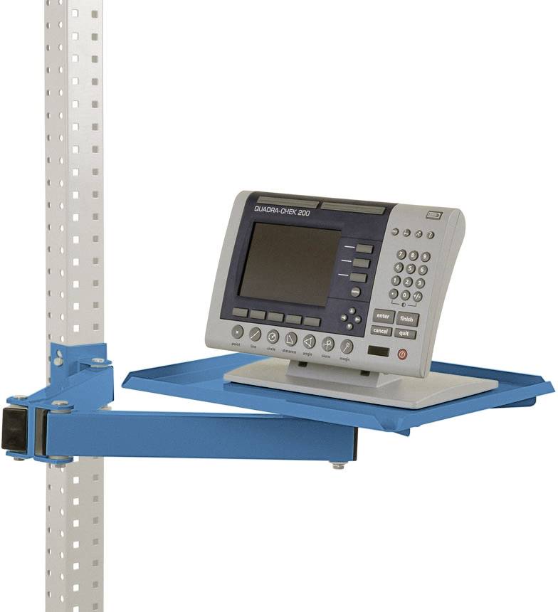 Manuflex ZB3568.5012 Förvaringsskiva, vridbar för UNIVERSAL och PROFI, BxD 370 x 370 mm, med dubbellänkade svängarmar