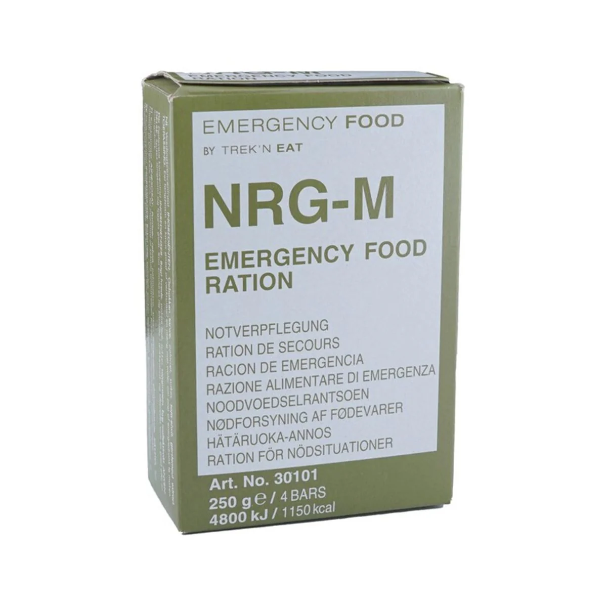 Trek’n Eat NRG-M Army Emergency Survival Food Pack Prepper redo att äta 275G