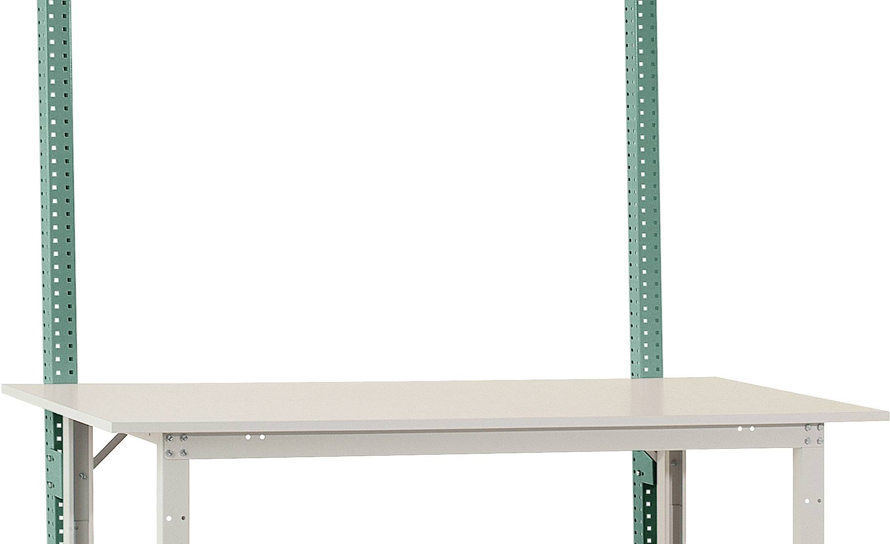 Manuflex AS1661.0001 Byggpelare i grågrön HF 0001 för alla PACKPOOL standard packbord, brukhöjd 600 mm