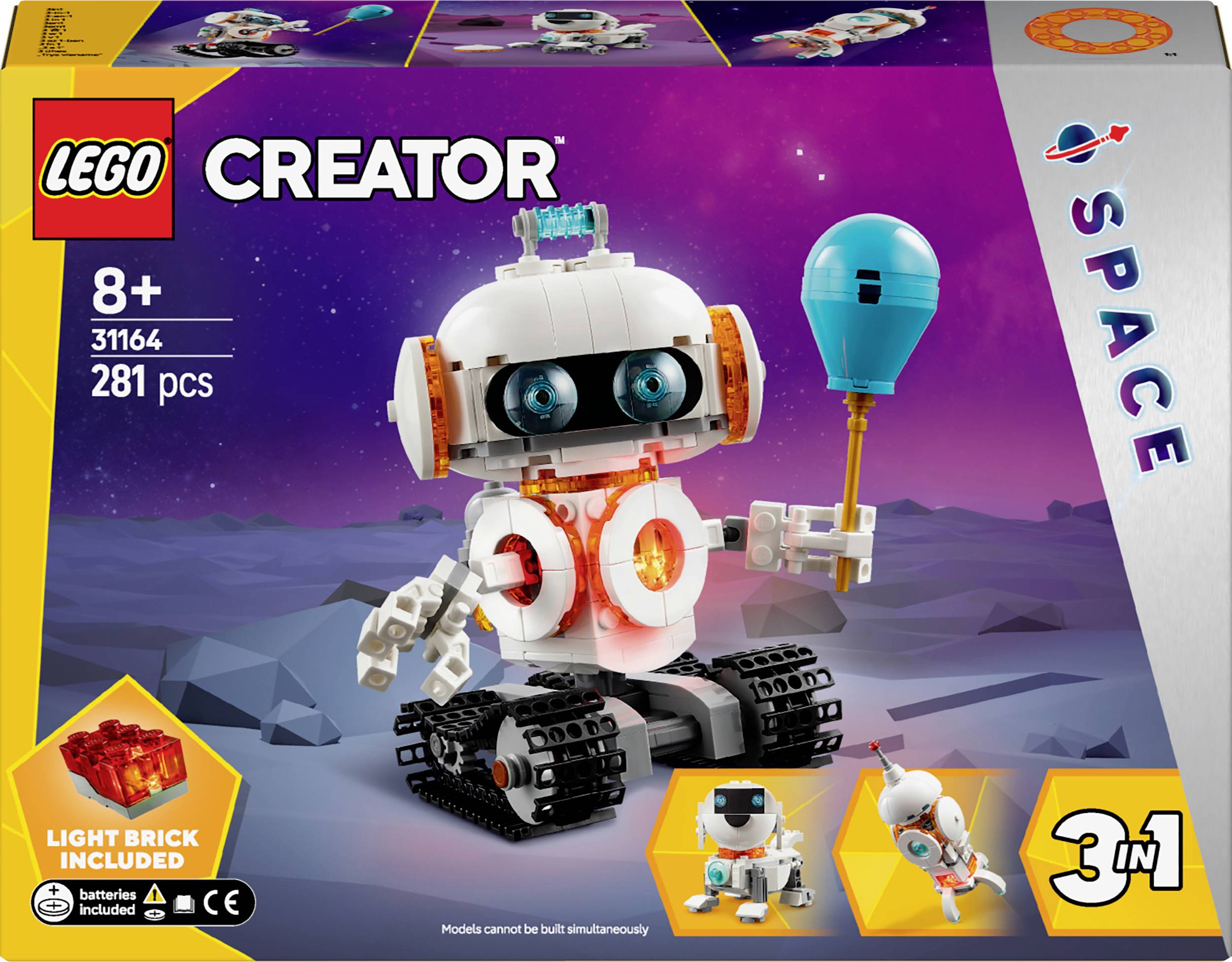 LEGO® CREATOR 31164 Rymdrobotar