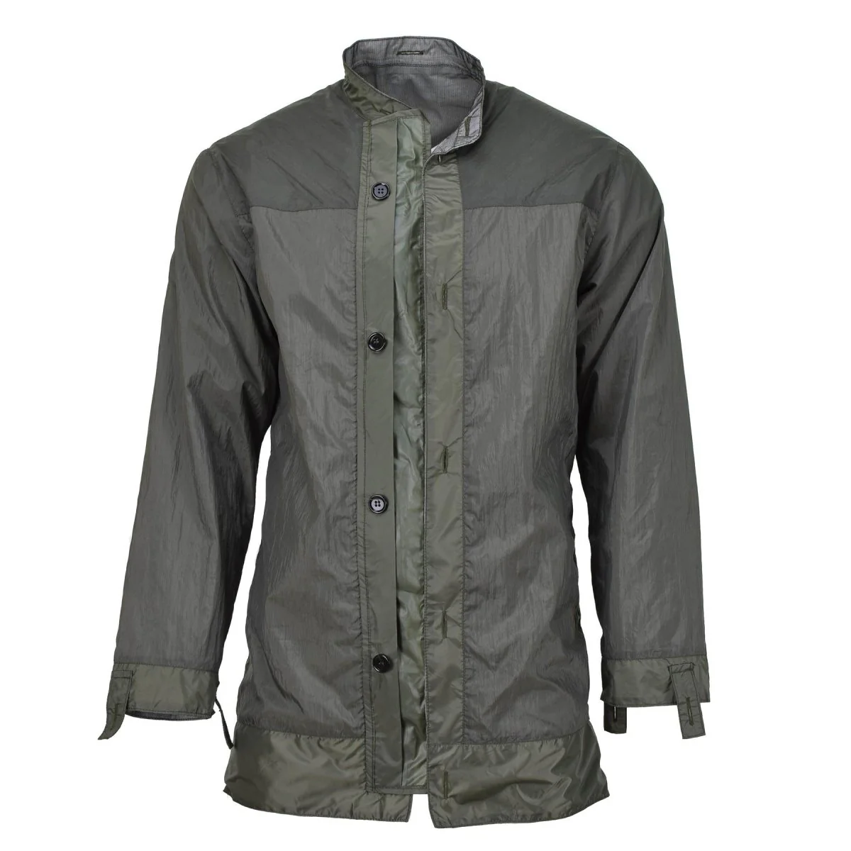 Original Dutch Military Liner Rain Jacket Waterproof Taped Seams Combat Olive