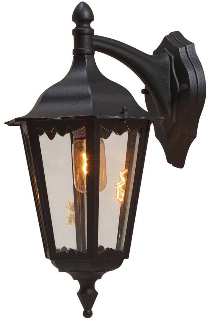 Konstsmide Firenze 7212-750 Utomhusväggbelysning Lågenergilampa, LED E27 100 W Svart