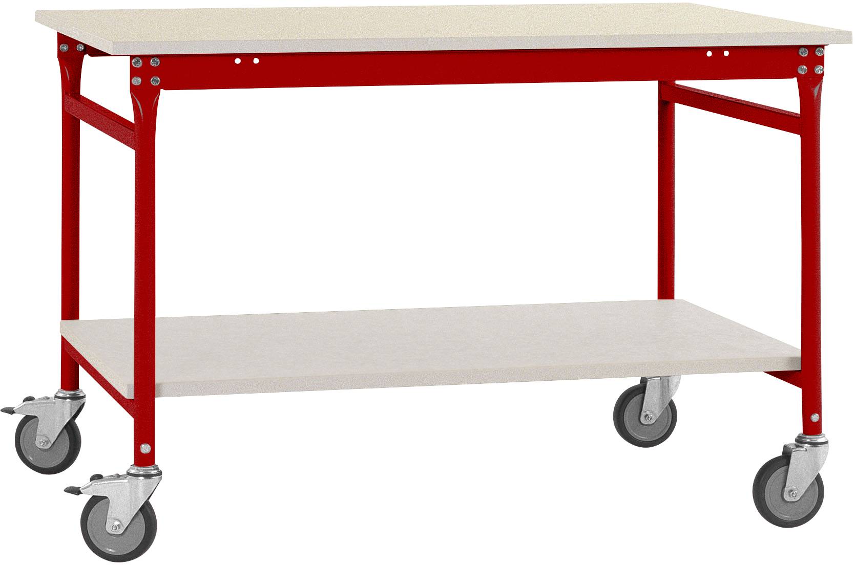 Manuflex BB5311.3003 Arbetsbordmöbel Rubinröd