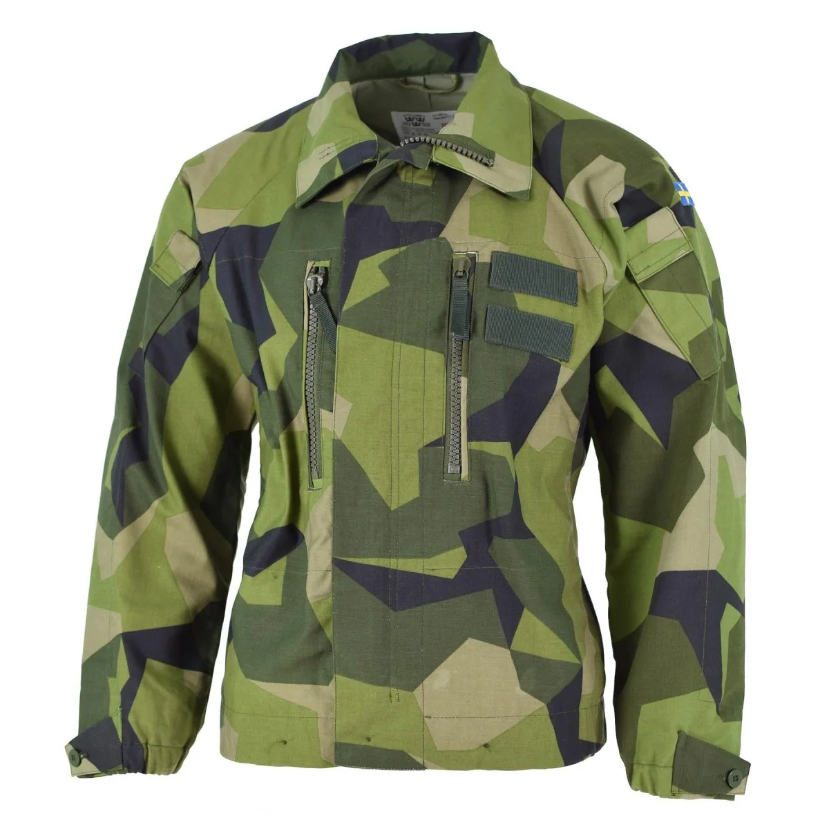 Original Swedish Army M90 Jacket Splinter Camouflage Field Combat Tanker Ny