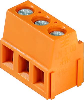 Weidmüller 9994290000 Skruvklämma block 2.5 mm² Antal poler 20 Orange 50 st