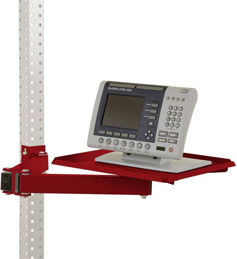 Manuflex ZB3568.3003 Förvaringsskiva, vridbar för UNIVERSAL och PROFI, BxD 370 x 370 mm, med dubbellänkade svängarmar