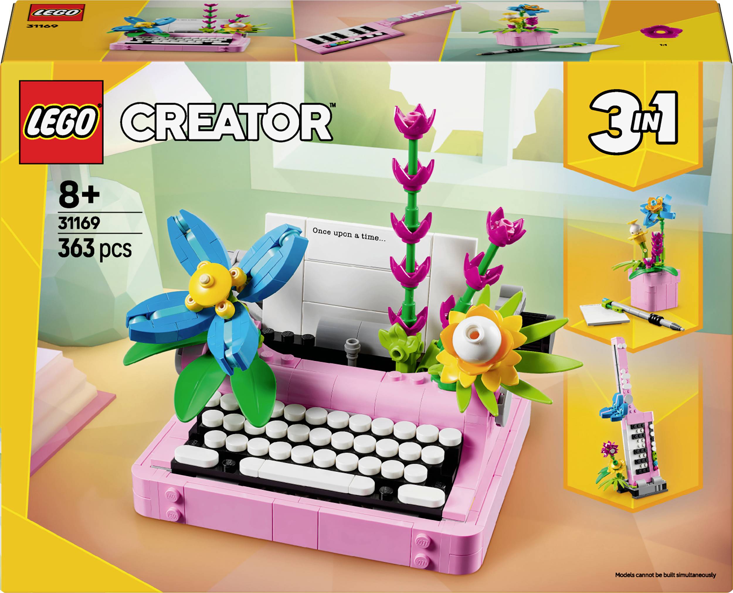 LEGO® CREATOR 31169 Skrivmaskin med blommor