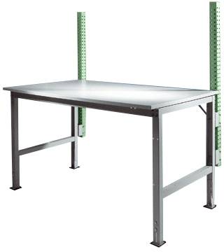 Manuflex ZB3782.6011 Monteringspelare för UNIVERSAL + PROFI standard monteringsbord, brukhöjd 600 mm