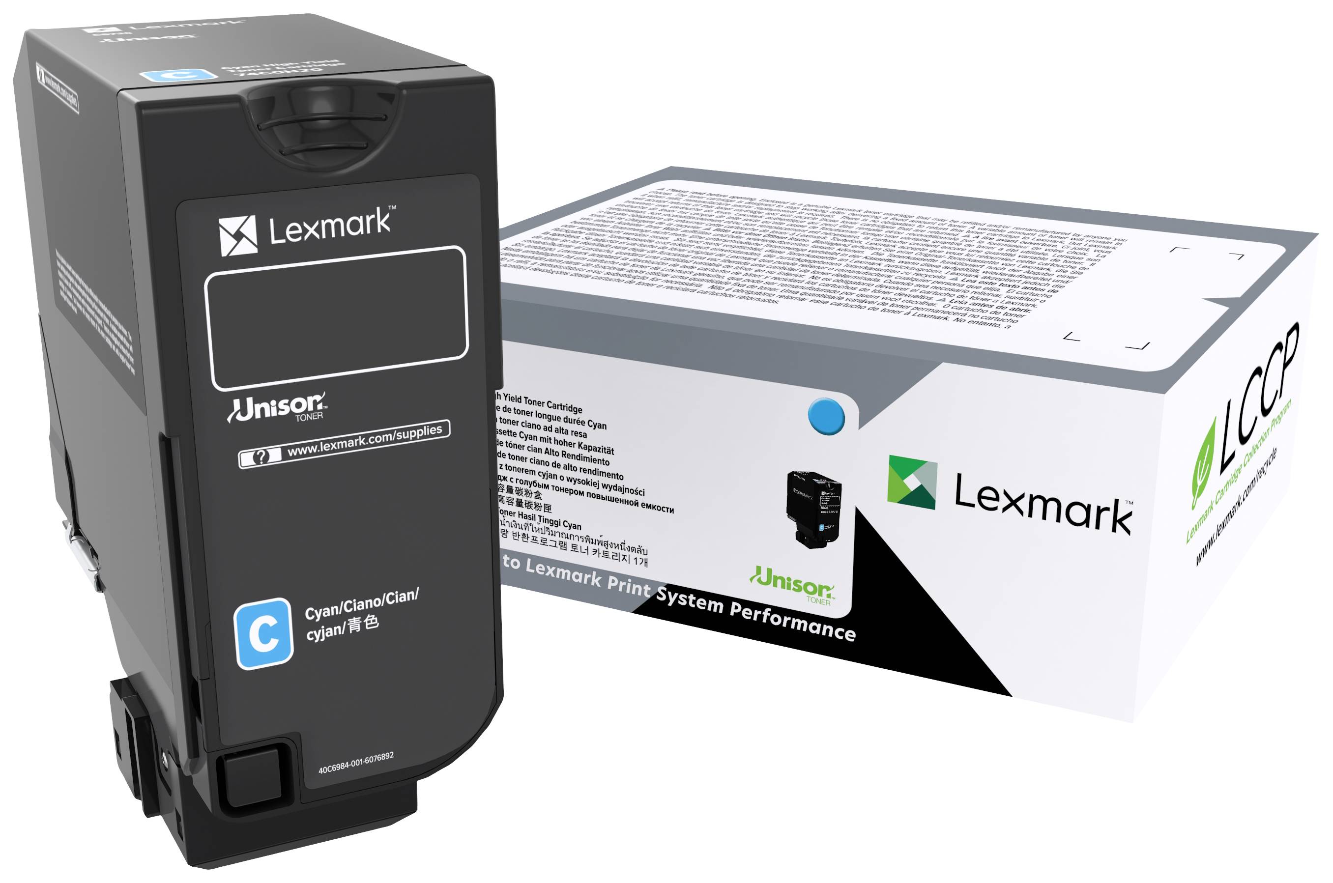 Lexmark Toner CX735 Original Cyan 16200 sidor 81C0X20