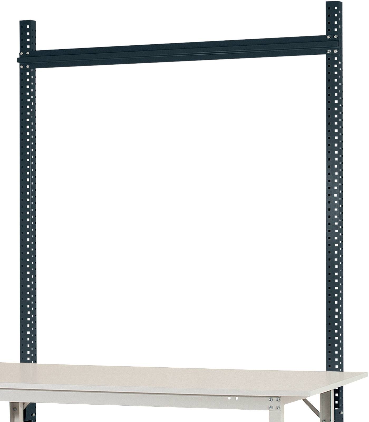 Manuflex AS1633.7016 Byggportal utan arm i antracit RAL 7016, för PACKPOOL special med bredd på 1500 mm