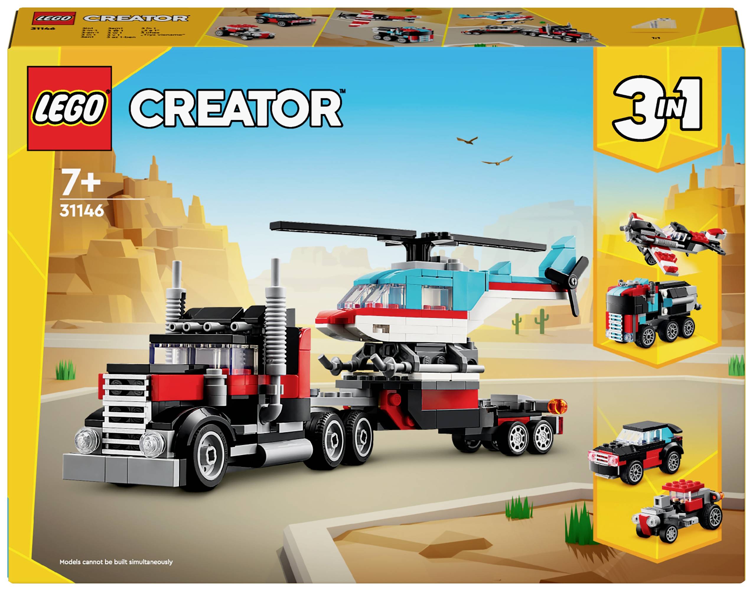 LEGO® CREATOR 31146 Djuplastare med helikopter