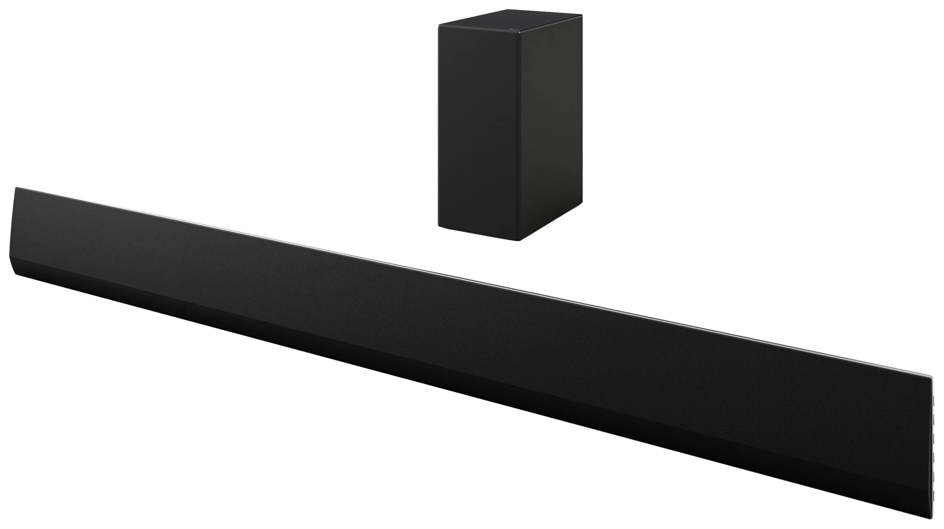 LG Electronics DSG10TY.DDEULLK Soundbar Svart inkl. trådlös Subwoofer, Dolby Atmos®, High-Resolution Audio, Väggfäste, B