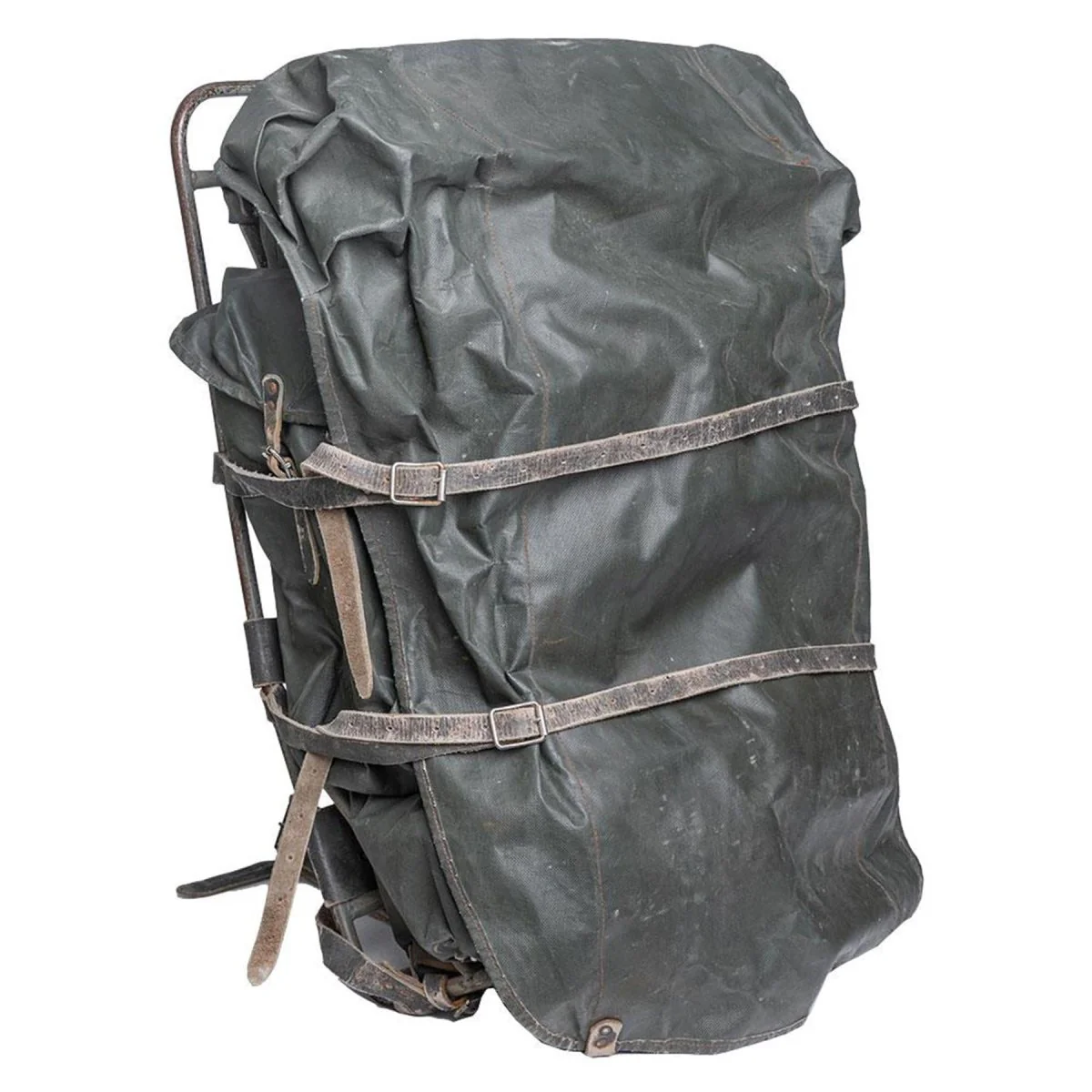 Original finsk militär ryggsäck inramad vattentät stor ryggsäck 100l vintage