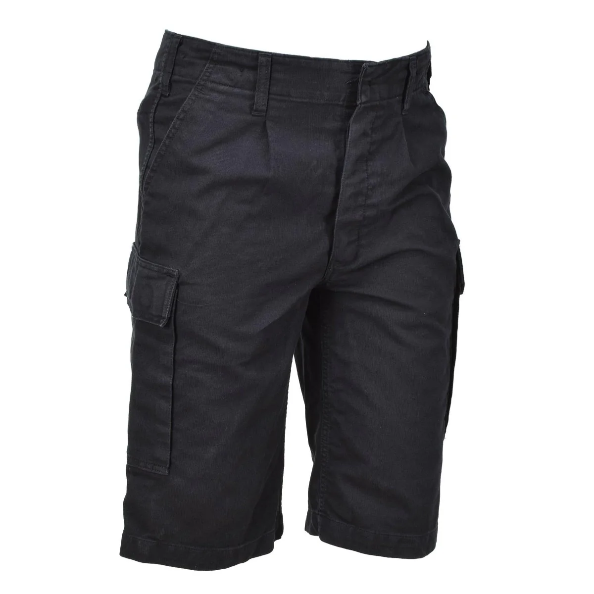 Leo Kohler Militär personal Bermuda Shorts knälängd vandringshorts svart