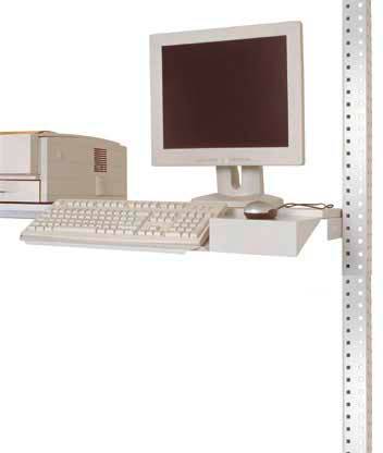 Manuflex ZB3900.0001 Förvaringslåda för PACKPOOL-packbord, i grå grön HF 0001, BxDxH 245 x 200 x 120 mm