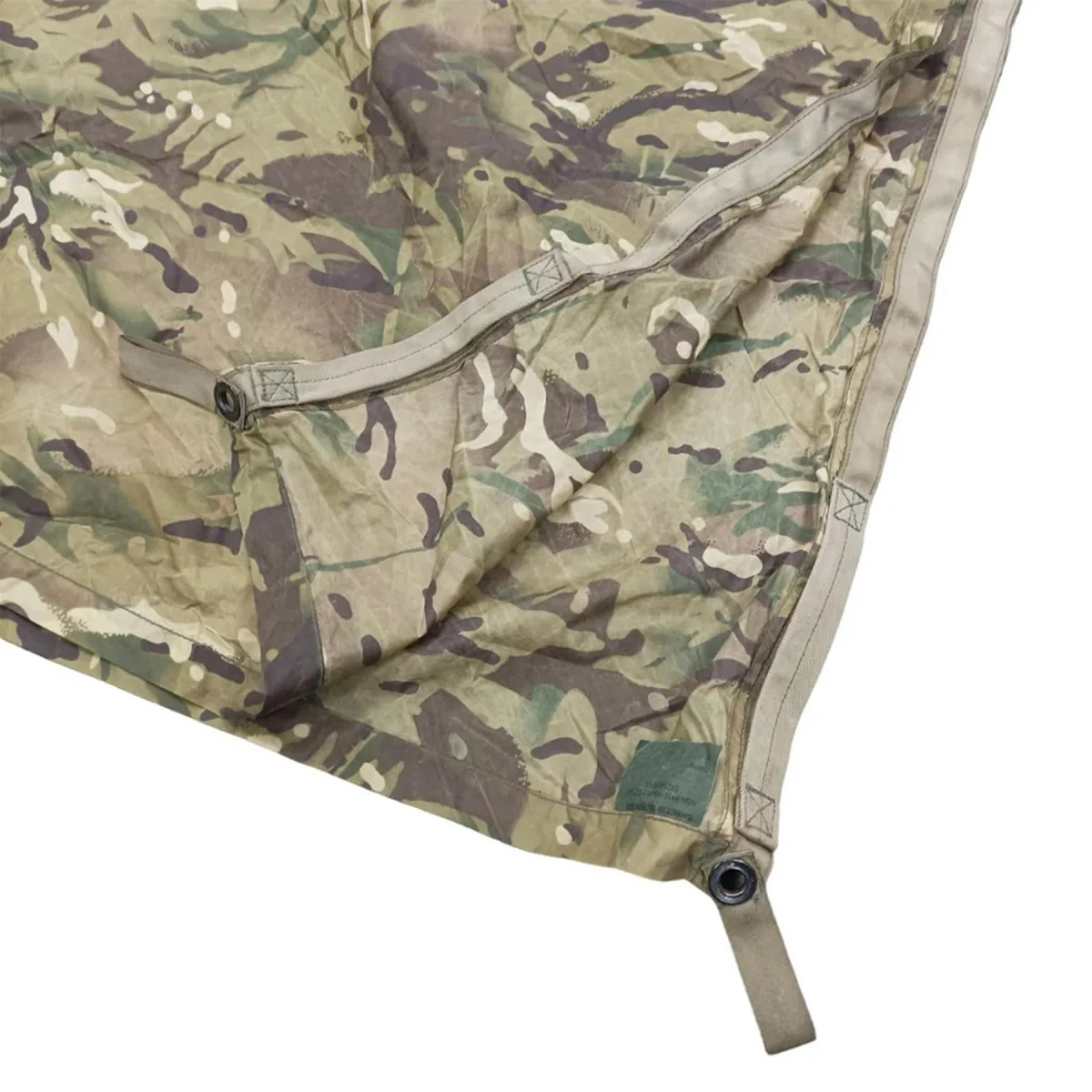 Äkta British Military Basha Taurpaulin Shelter Vattentät Army MTP Camo