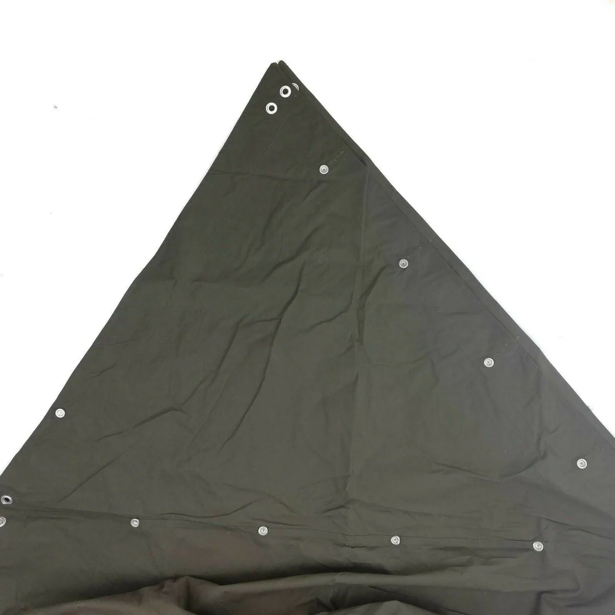 Original Swedish Army Shelter Half Zeltbahn Poncho Olive Surplus